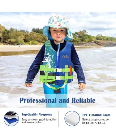 MoKo Kids Swimming Vest - Clearanced Swim Vests for Toddlers - S/M/L Indigo Size - Buy Online on GoSupps.com