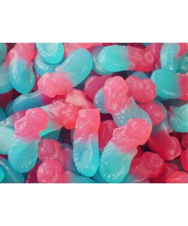 1kg Bubblegum Mermaids Candy Pick & Mix Sweets Mixed Assortment Gummy Selection Resealable Pouch Share Bag