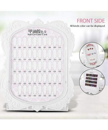 Nail Gel Color Card | 48 Colors Nail Art Display Stand - Showcase Your Collection | International Shipping - Buy Online on GoSupps.com