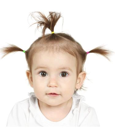 Buy Mini Hair Ties 1000 Pack Colorful Rubber Bands for Girls | Elastic Hair Ties for Daily Hairstyles - Buy Online on GoSupps.com