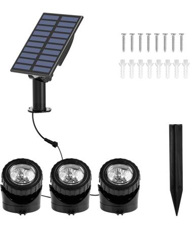 Coreslux Solar Pond Lighting - Adjustable RGB Underwater Spotlights | IP65 Waterproof Landscape Lights (3 Pack) - Buy Online on GoSupps.com