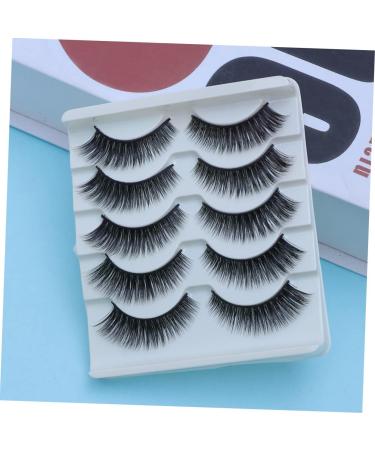 minkissy 15 Pairs Strip Fake Lashes for Women Fake Lashes for Girls Natural Lashes Soft Light Fake Lash Cat Eye Lashes 3d Lashes Natural False Lashes Faux Lashes 5d Eyelash Material - Buy Online on GoSupps.com