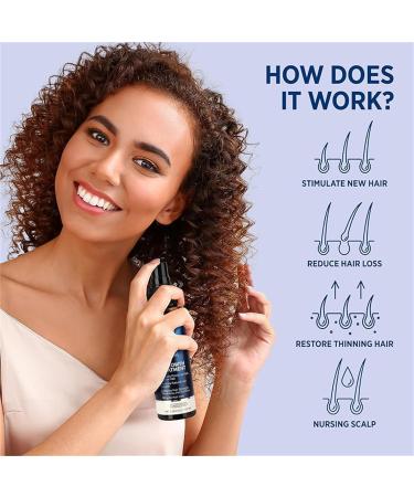 100ML Hair Growth Serum with 5% Minoxidil for Men & Women | Thicker Stronger Hair Treatment with Biotin | Stop Hair Thinning & Loss - Buy Online on GoSupps.com