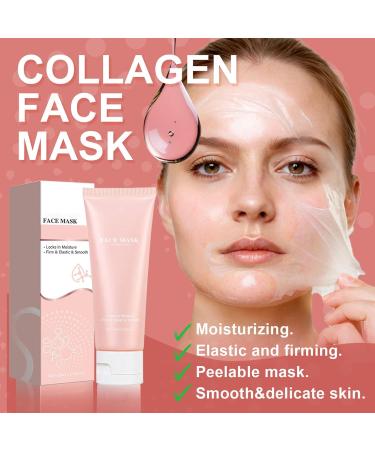 Collagen mask 80 ml collagen firming mask antiwrinkle and wrinkles firming mask facial mask - Buy Online on GoSupps.com