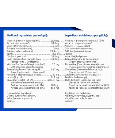 Nugevity OS2 The Ocular Support Solution Eye Health Supplement - Includes Lutein Zeaxanthin Antioxidants and Omega-3 Fish Oil - 270 softgels 270 count (Pack of 1) - Buy Online on GoSupps.com