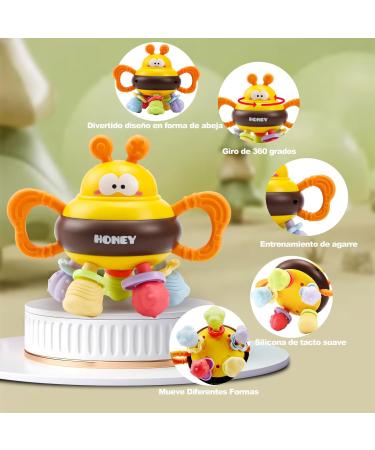 MyDova BPA-Free Baby Bite Toys | Silicone Grasping & Chewing Rings | Rattling Gripping Ball | Perfect Gift for 0-18 Months - Buy Online on GoSupps.com