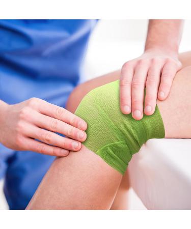 12 Roles Self-Adhesive Bandage - 5cm & 2.5cm First Aid Fixing Tape for Sports Injuries - 6 Colors Available - Buy Online on GoSupps.com