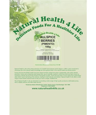 Natural Health 4 Life Dried Spices Whole Allspice Berries (Pimento) Seasoning 100 g in Bag (1 Bag) - Buy Online on GoSupps.com