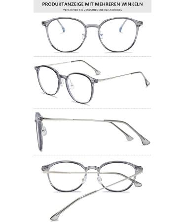 Buy Lanomi Blue Light Filter Glasses - Lightweight Round Anti-Blue Light Eyeglasses for Men & Women | Fashionably Stylish Gaming & Computer Glasses - Buy Online on GoSupps.com