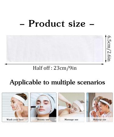 Pimoys 60 Count Disposable Headbands for Spa Facials and Skincare - Stretch Headbands for Women - Esthetician Supplies - 60 Count Pack - Buy Online on GoSupps.com