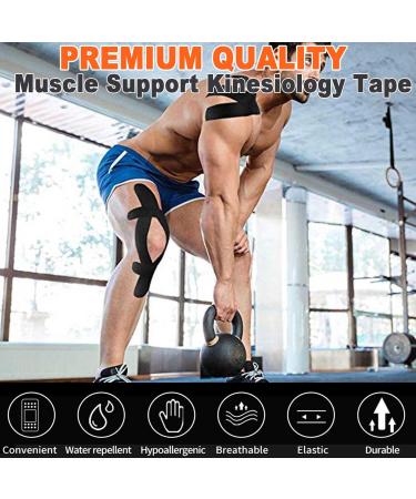 ATETEO Kinesiology Tape B-Orange Medium - 5m x 3.8cm - Buy Online on GoSupps.com