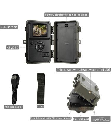 2nd Wild Camera 32MP Wildlife Camera | 1296p Video Night Vision Waterproof IP66 | Ideal for Hunting & Outdoor Monitoring - Buy Online on GoSupps.com