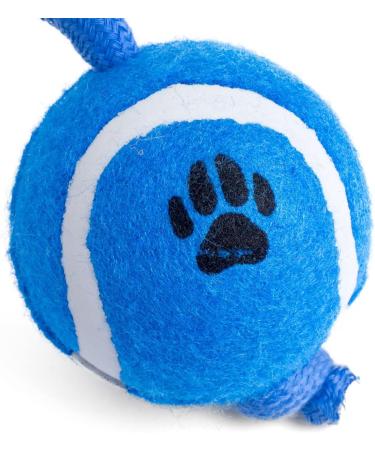 Petface Tennis Ball on a Rope - Durable Dog Toy for Fetch & Play | Fast International Shipping - Buy Online on GoSupps.com