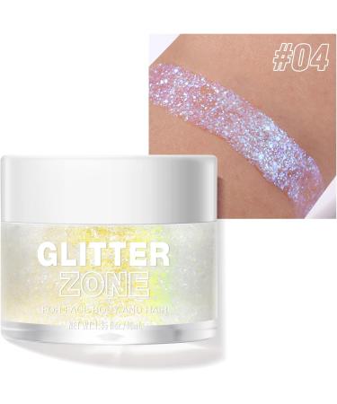 Langmanni Holographic Body Glitter Gel - Color-Changing Eyeshadow & Cosmetics for Body Face Hair & Lips - 1.35 OZ (Sapphire Blue) | International Shipping - Buy Online on GoSupps.com