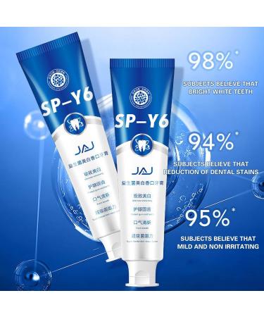 SP-Y6 Probiotic Whitening Toothpaste - Brightening Stain Removal & Fresh Breath (3 Pieces) - Buy Online on GoSupps.com