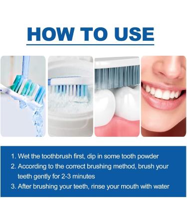 Fortbite Tooth Powder Fortbite teeth whitening teeth whitening toothpaste teeth whitening powder stain removal bad breath removal - Buy Online on GoSupps.com