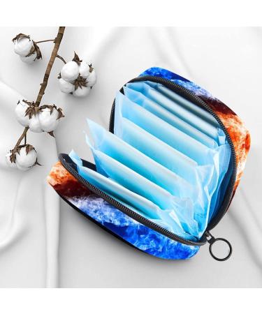 Buy Women's Retro Napkin Storage Bag | Yin-Yang Menstrual Cup & Portable Bandages - Ideal for Period Needs - Buy Online on GoSupps.com