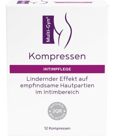 Multi-Gyn Compresses - Soothing Intimate Care for Postpartum Relief - Fragrance & Hormone-Free - 12 Compresses - Buy Online on GoSupps.com