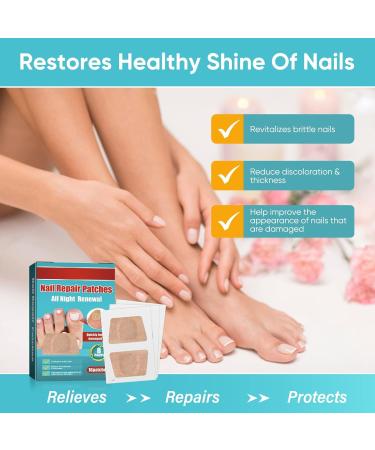 Nighttime Renewal Toe Nail Patches for Fungus - Fast & Effective Foot Care (16 Patches) - Buy Online on GoSupps.com