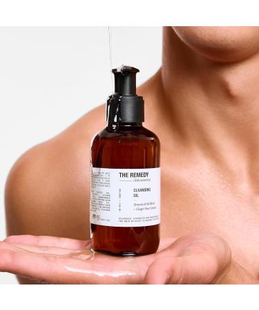 Cleansing Oil Huile d maquillante visage 100% naturelle pour liminer l exc s de s bum et les impuret s liposolubles d maquillant huile doux sans parfum 140 ml - Buy Online on GoSupps.com
