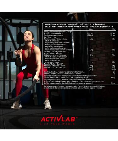Buy Activlab Mega Protein 700g Powder - Chocolate with Nuts | Best Protein Shake for Muscle Gain | Whey Protein Creatine L-Glutamine & BCAA | 21 Portions of High-Quality Protein - Buy Online on GoSupps.com