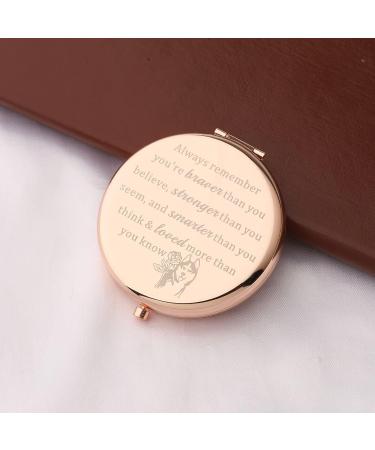 WSNANG Husky Lover Compact Mirror - Pet Dog Husky Mom Gift for Women (Rose Gold) - Buy Online on GoSupps.com