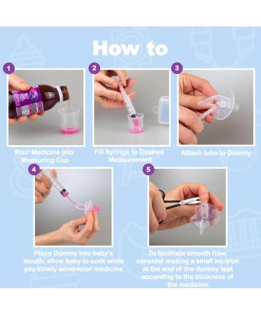 Cheeky Chimp Pacifier Baby Medicine Dispenser Travel Set | Safe & Convenient International Shipping - Buy Online on GoSupps.com