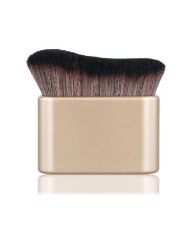 Self Tanning Brush Self Tanner Brush Liquid Foundation Body Makeup Brush Self Tan Brush Applicator for Body Face (Matte Gold)
