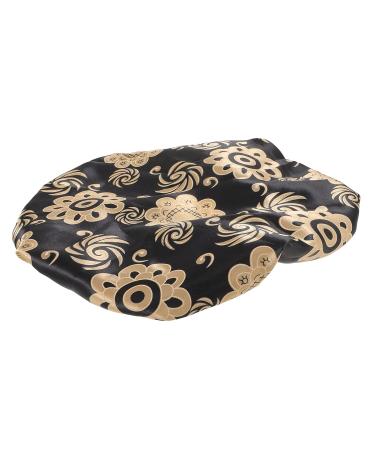 Healeved Girls Hair Ties and Sleep Cap Set - Satin Printing, Elastic Headband, Shower Cap - 2pcs, 26x26cm - As Shown - Buy Online on GoSupps.com