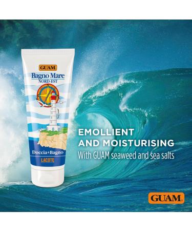 Guam Sea Salt Shower Bath - Moisturizing & Plasticizing - 250ml Made in Italy - Ideal for Daily Use - Buy Online on GoSupps.com