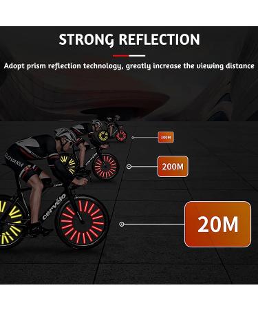 Inheming 48 PCS Bike Spoke Reflectors - Decorative Wheel Wraps for Kids Road & Mountain Bikes - Buy Online on GoSupps.com