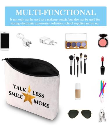 Buy Hamilton Music Cosmetic Bag - 'My Thoughts Have Been Replaced by Hamilton Lyrics' - Talk Less Smile More - International Shipping Available - Buy Online on GoSupps.com