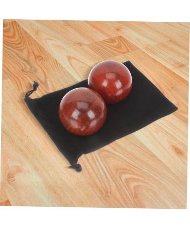 Frcolor 4-Piece Wooden Health Balls - Hand Training & Massage Balls | Fitness & Gym Equipment - Buy Online on GoSupps.com
