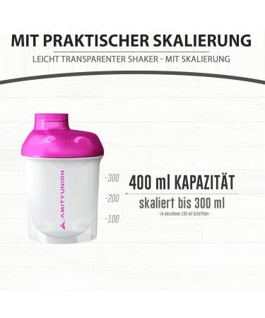 Buy Women s 400ml Deluxe Protein Shaker Leak-Proof BPA-Free White/Pink | Ideal for Creamy Shakes & Fitness Drinks - Buy Online on GoSupps.com