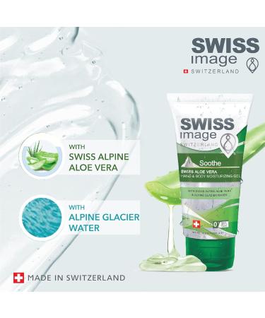 Swiss Image Soothe Swiss Aloe Vera Hand & Body Gel 75ml Green - Buy Online on GoSupps.com