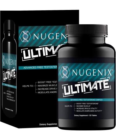 Nugenix Total-T Ultimate - Advanced Free and Total Testosterone Booster for Men - 120 Tablets 