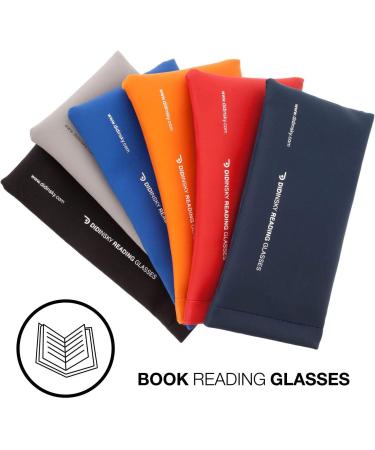 Didinsky Ultra Clear Vision Reading Glasses - Anti-Reflective Rubber Touch 6 Colors 5 Grades for Men & Women - Buy Online on GoSupps.com