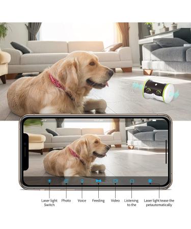 LINKSUS Smart Pet Camera 1080P HD with 2-Way Audio, Night Vision, and Treat Tossing - Home Security for Pets - App Remote Control - Interactive Toys for Dogs and Cats - Buy Online on GoSupps.com