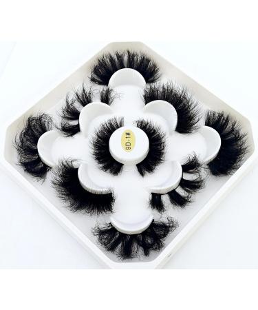 Buy 5 Pairs Mixed 8-25mm 3D Mink Lashes - Custom Natural False Eyelashes Bulk | Wholesale Faux Mink Lashes (9D01 - Buy Online on GoSupps.com