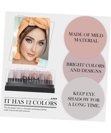 TOVINANNA 2 Boxes 12 Shadow Box Matte Eyeshadow Make up Accessories Charming Pearl Pen Plastic Woman - Buy Online on GoSupps.com