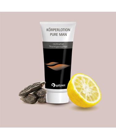 Spitzner Pure Man Body Lotion 200ml | Nourishing & Skin-Friendly Vegan Care for Normal Skin - Buy Online on GoSupps.com