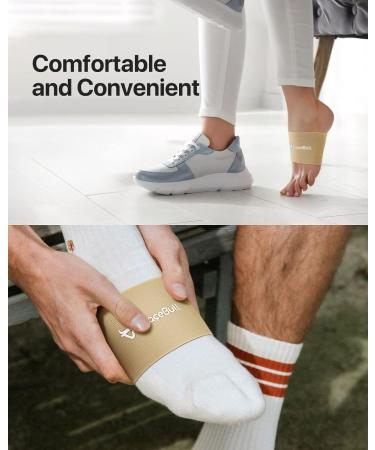 ZooNut Copper Arch Support Bands (2 Count) - Plantar Fasciitis & Flat Feet Relief - Buy Online on GoSupps.com