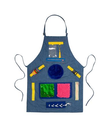 Fidget Apron for Elderly Fidget Blanket for Dementia Dementia Products for Elderly Gift and Activities for Seniors with Alzheimer s or Dementia Sensory Fidget Toys