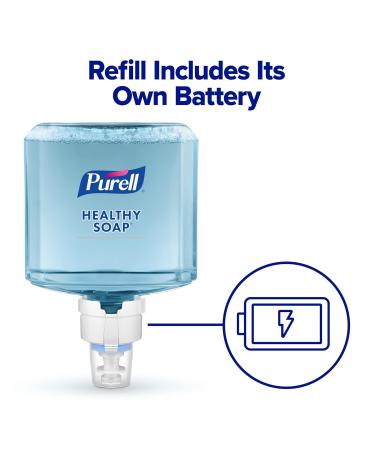 PURELL HEALTHY SOAP Ultra Mild Foam 1200 mL Refills for ES8 Dispenser, Clean Fresh Fragrance, Pack of 2 - GOJO Inc - Buy Online on GoSupps.com