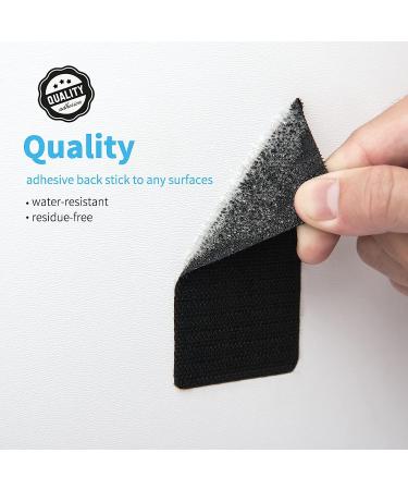 Art3d 16 Sets Double-Sided Hook and Loop Tape Sticky Back Adhesive Strips - Heavy Duty 1 in. x 4 in - Buy Online on GoSupps.com