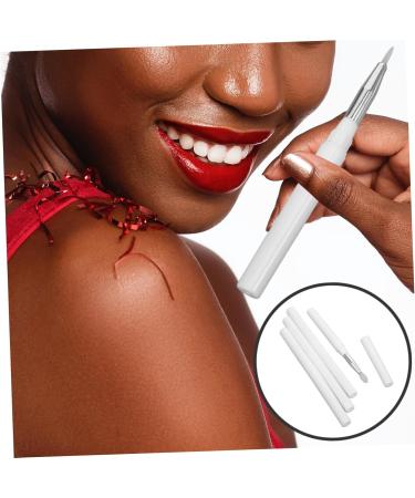 Beavorty 8 Pcs Double-ended Silicone Liner Makeup Accessory Portable Lip Lip Balm Applicator Silicone Eyeshadow Silicone Lip Brush Eyeshadow Makeup Brush Makeup Applicator 12.00X1.00X1.00CMx2pcs Whitex2pcs - Buy Online on GoSupps.com