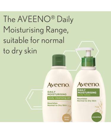 Aveeno Daily Moisturising Bath & Shower Oil Detergent 300ml - Hydrating Body Wash for Soft Skin | International Shipping Available - Buy Online on GoSupps.com