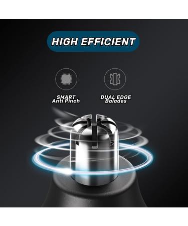 MeNo Ear and Nose Hair Trimmer Clipper Professional Painless Eyebrow & Facial Hair Trimmer for Men Women Battery-Operated Trimmer with IPX7 Waterproof Dual Edge Blades for Easy Cleansing Black (A) - Buy Online on GoSupps.com