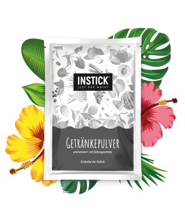 Intick |Sugar -free instant drink - taste tropical |Pack for 18 L |Drink powder - vegan low in calories with vitamin C flavored