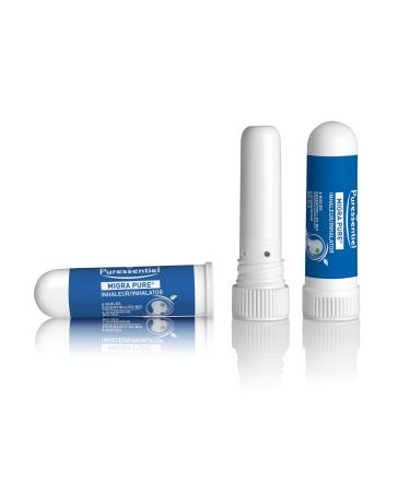 Purestiel - Migrapure headache inhalator - relieves the feeling of a heavy head - natural formula with 6 essential oils - organic - peppermint & lavender - from 7 years - 1 ml